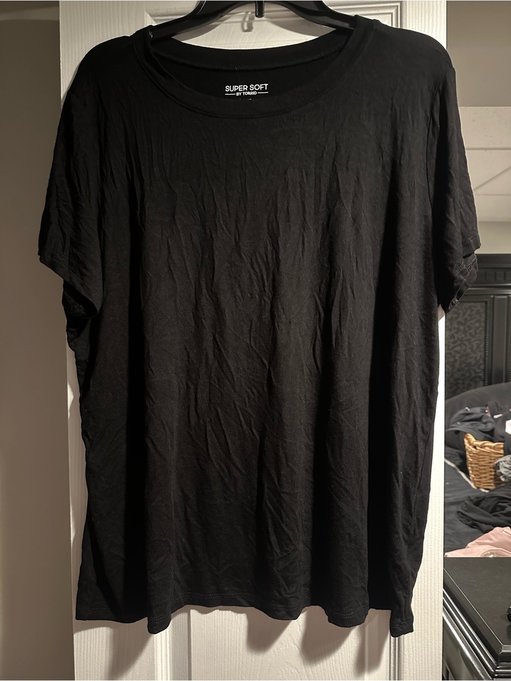 torrid Black Super Soft Short Sleeve Tee
